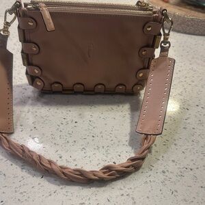 BOX Sansebastian  Braided Strap Bag in Light Pink